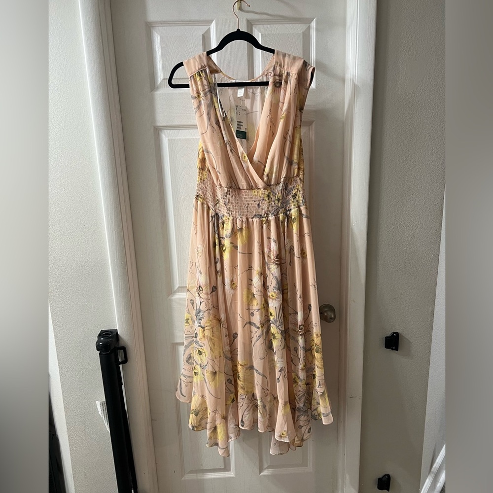 Floral Full Length Spring Dress